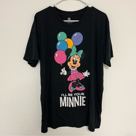 Disney Minnie Mouse women’s Black short sleeve T-shirt size XL - Picture 3 of 5